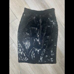 Dolce & Gabanna black sequin skirt SIZE 42